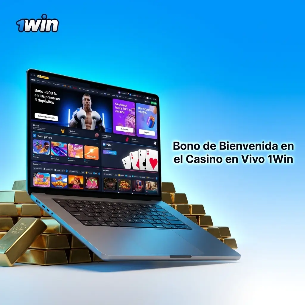 Bono de bienvenida 600% en casino en vivo 1Win México con cashback, giros gratis y recompensas VIP