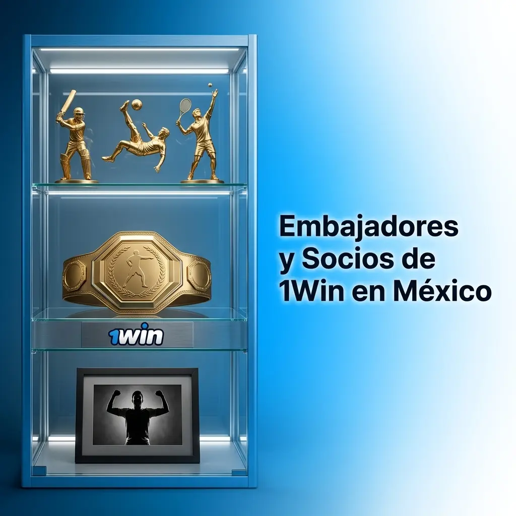 Embajadores y socios de 1Win en México: figuras deportivas, streamers e influencers que impulsan la marca localmente.