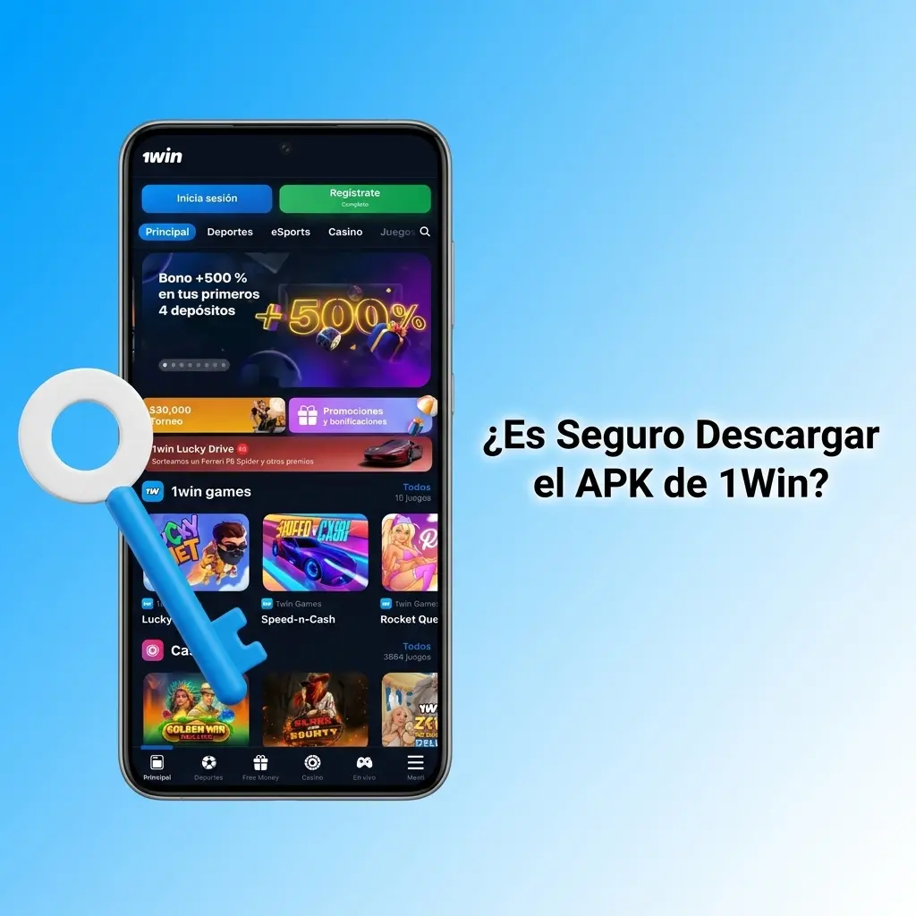 Descarga segura del APK de 1Win con licencia oficial Curaçao y cifrado SSL para proteger tus datos
