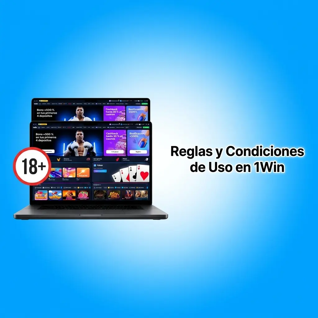 Reglas y condiciones de uso en 1Win México: edad mínima, cuentas, bonos, retiros y uso aceptable