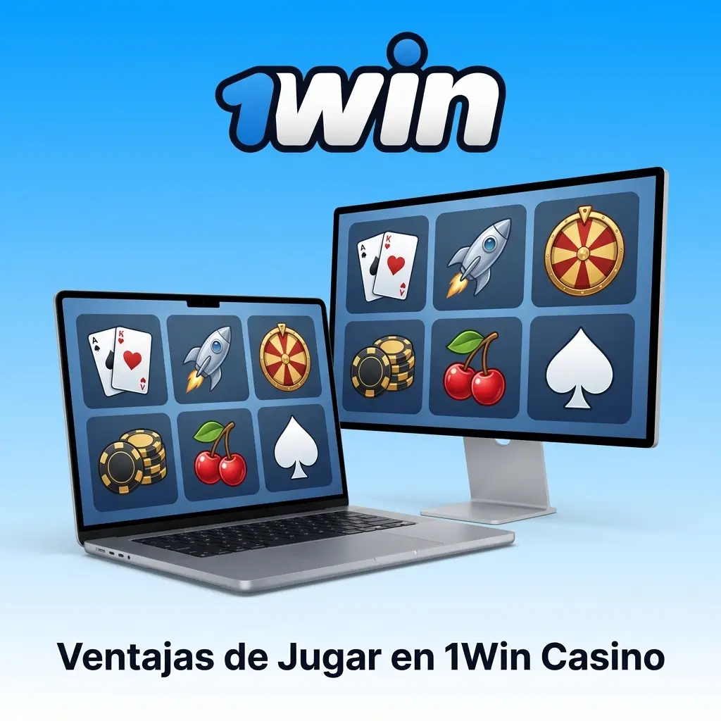 Ventajas de jugar en 1Win Casino: slots, pagos locales, app móvil, bonos y soporte en español.