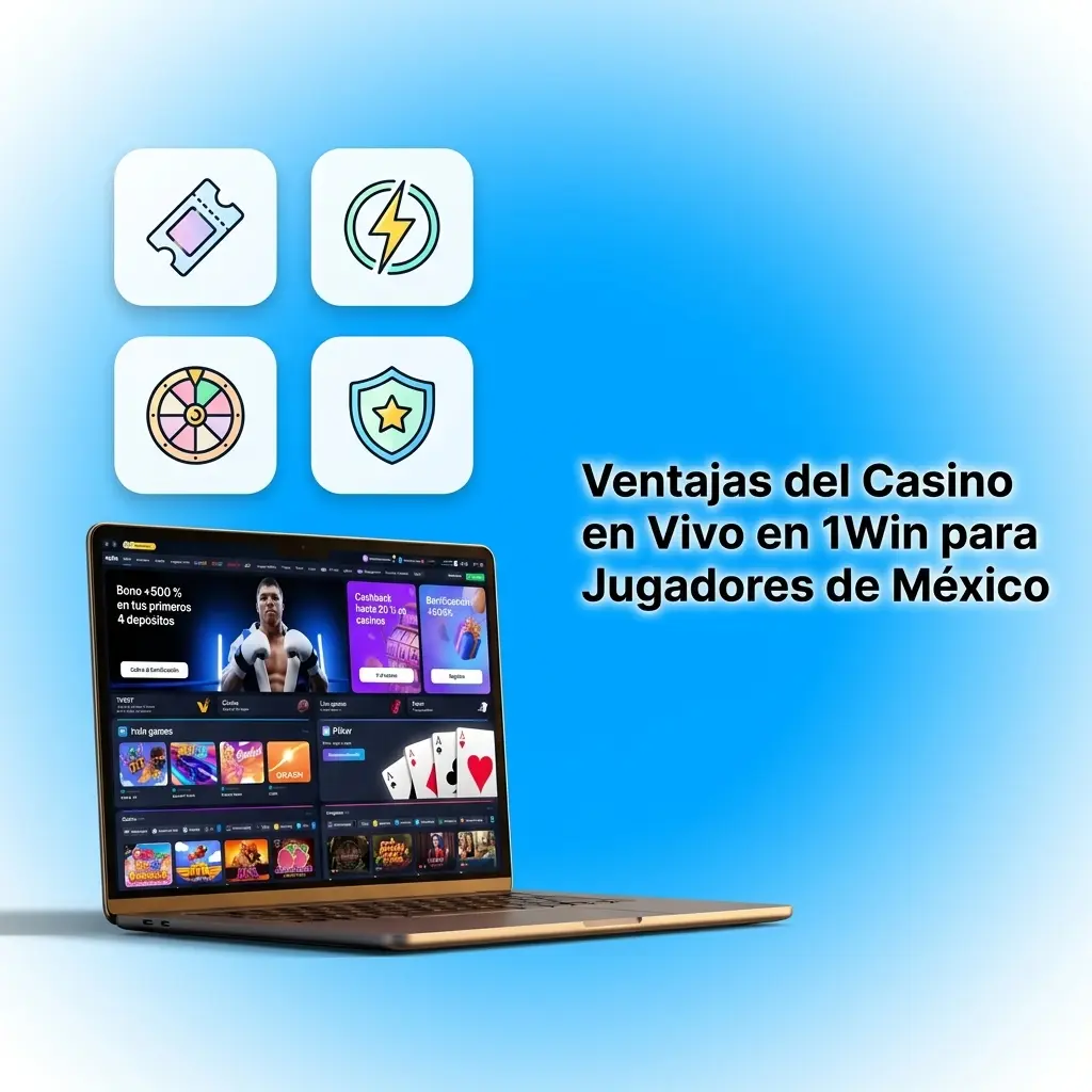 Ventajas del casino en vivo en 1Win México: crupiers reales, mesas variadas y app móvil disponible